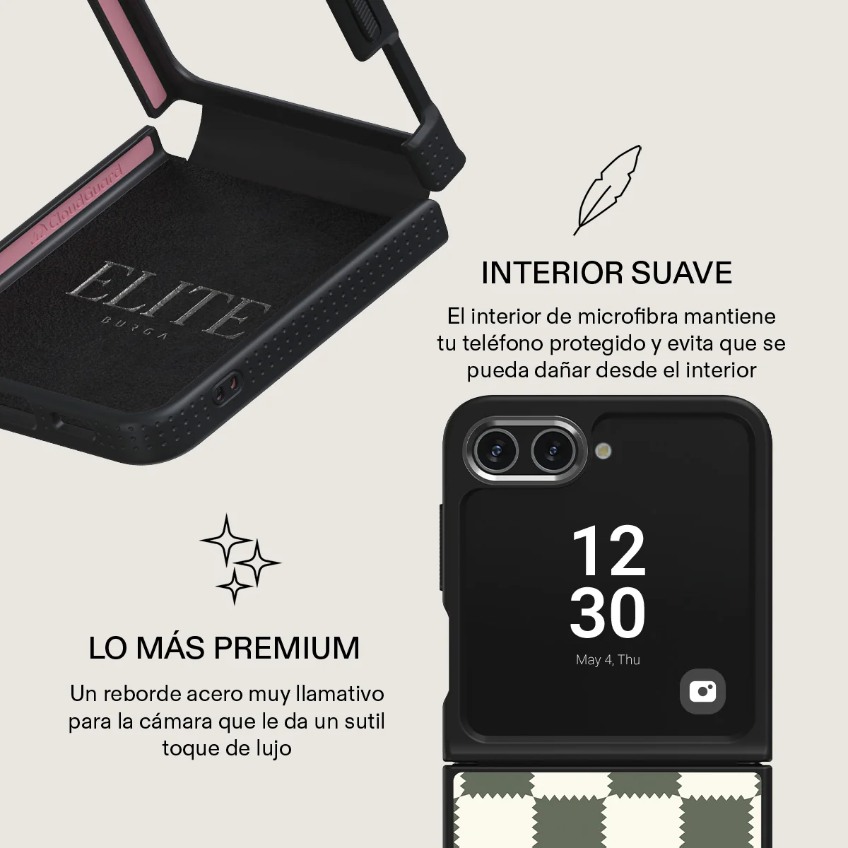 Retro Grid - Samsung Galaxy Z Flip 5 Funda - Image 20