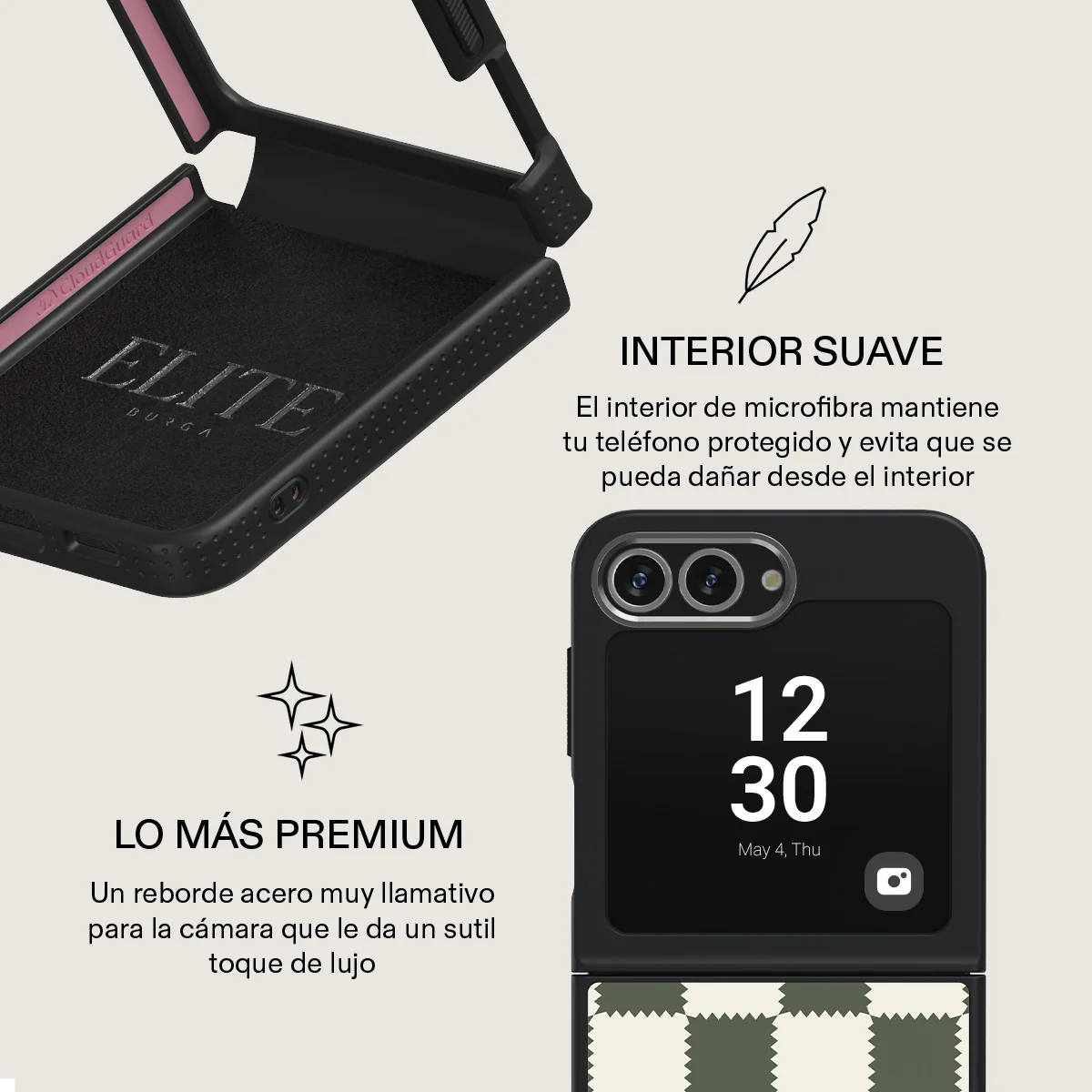 Retro Grid - Samsung Galaxy Z Flip 6 Funda - Image 18