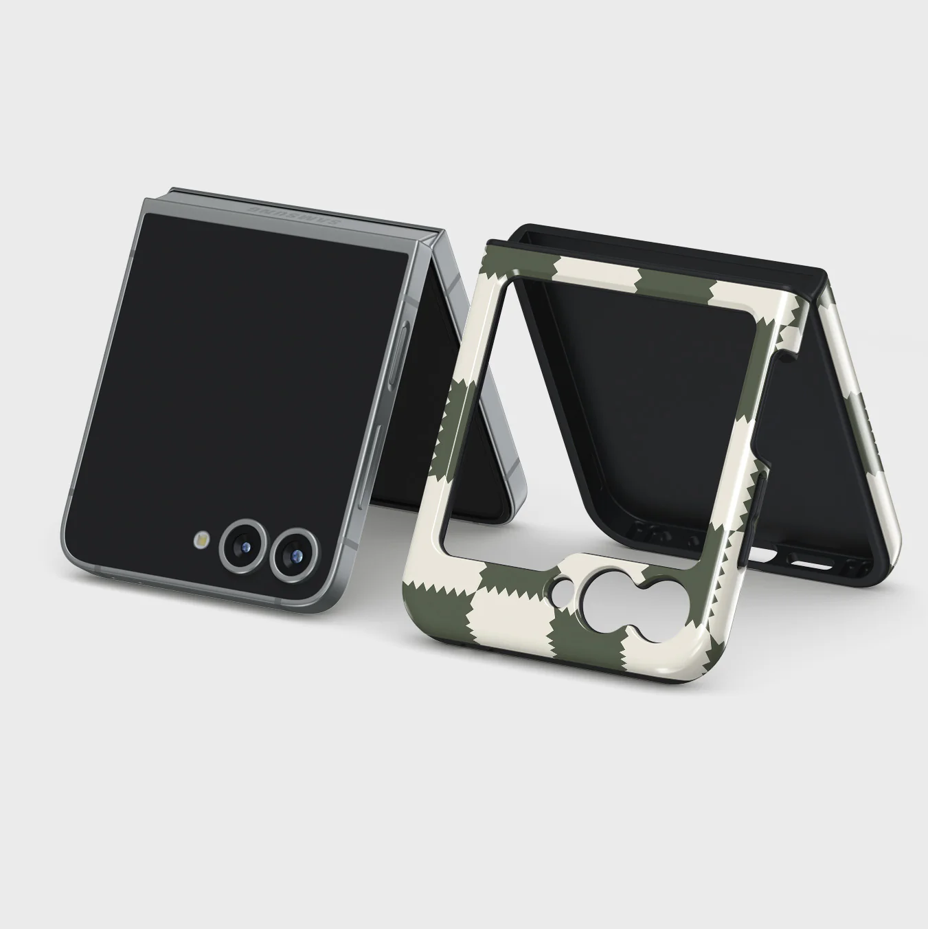 Retro Grid - Samsung Galaxy Z Flip 7 FE Funda - Image 5