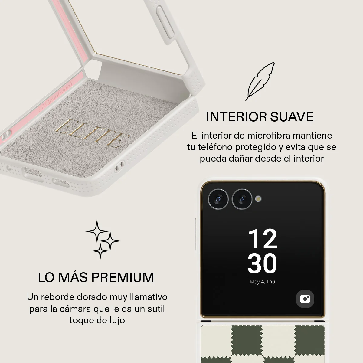 Retro Grid - Samsung Galaxy Z Flip 7 Funda - Image 24