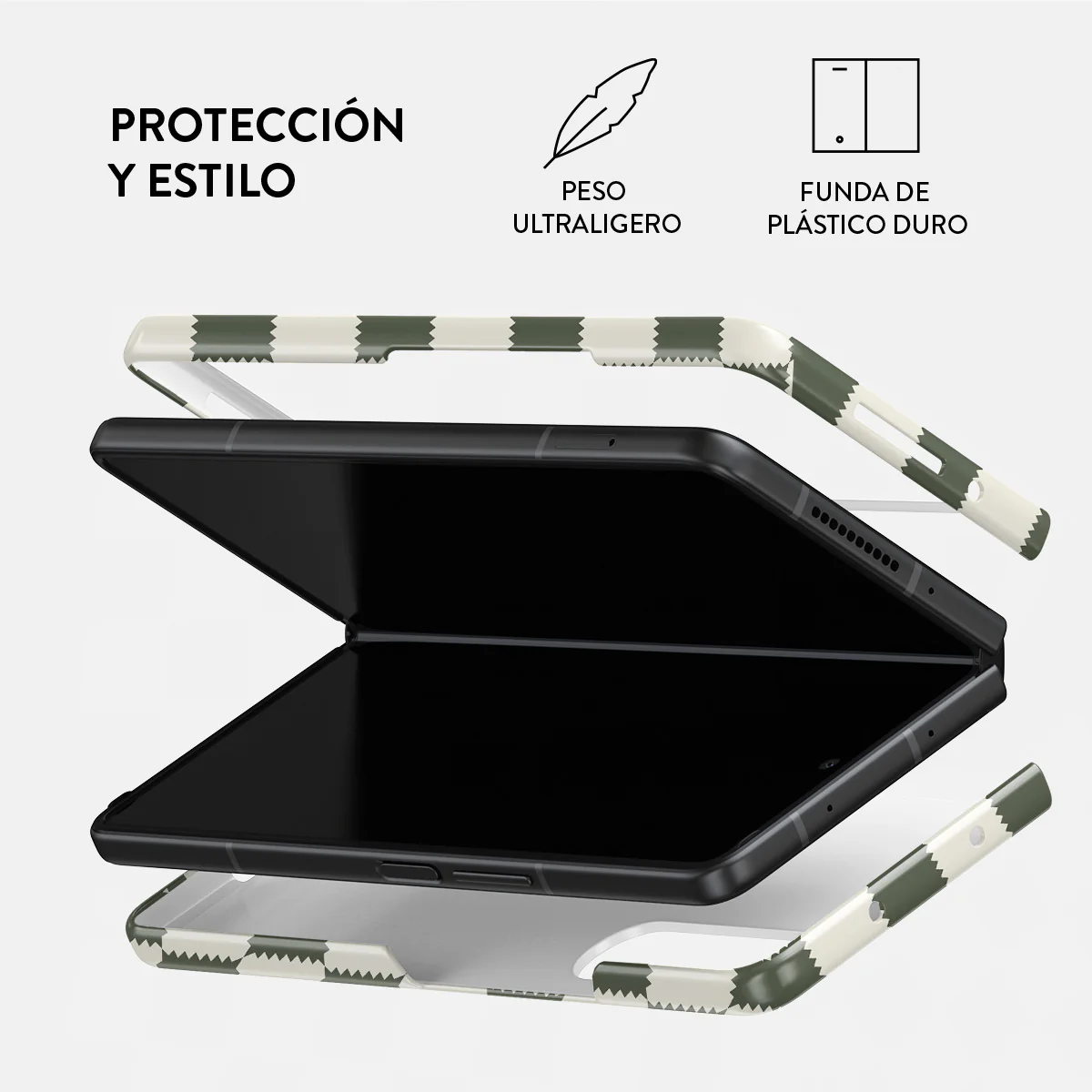 Retro Grid - Samsung Galaxy Z Fold 3 Funda - Image 2