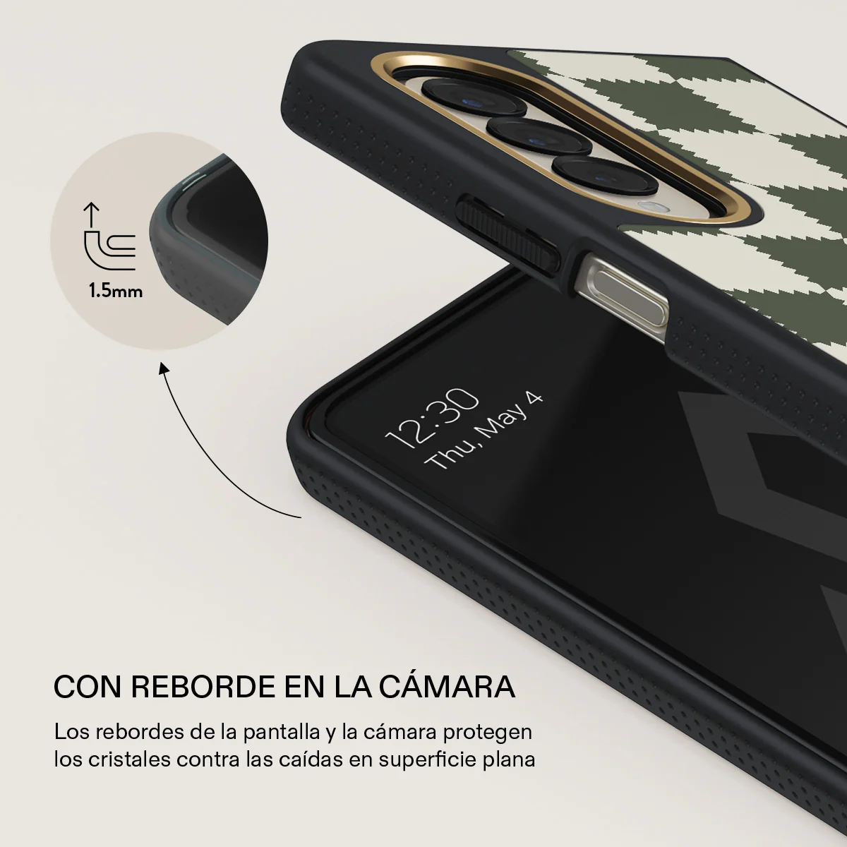 Retro Grid - Samsung Galaxy Z Fold 4 Funda - Image 9