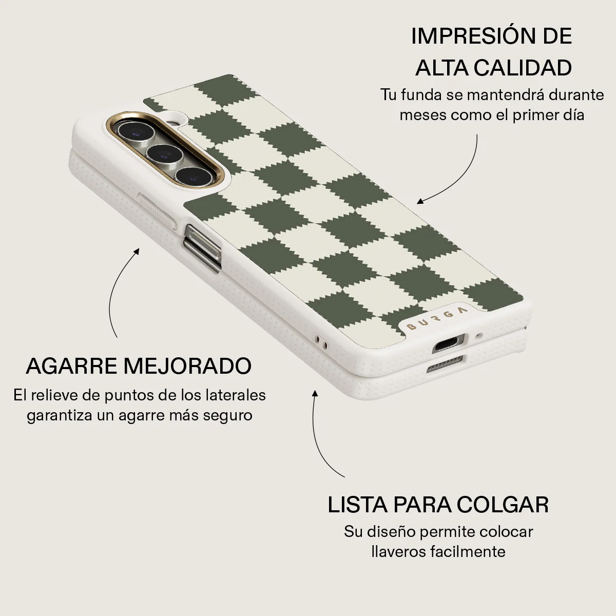 Retro Grid - Samsung Galaxy Z Fold 5 Funda - Image 19