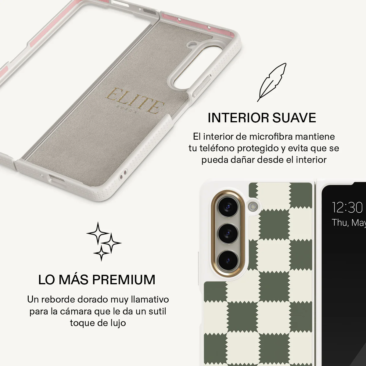 Retro Grid - Samsung Galaxy Z Fold 5 Funda - Image 20