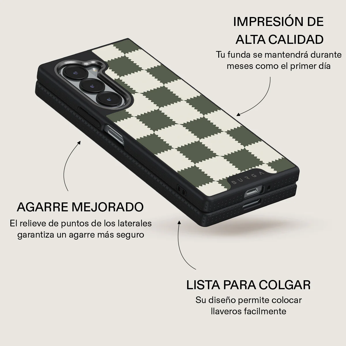 Retro Grid - Samsung Galaxy Z Fold 6 Funda - Image 12