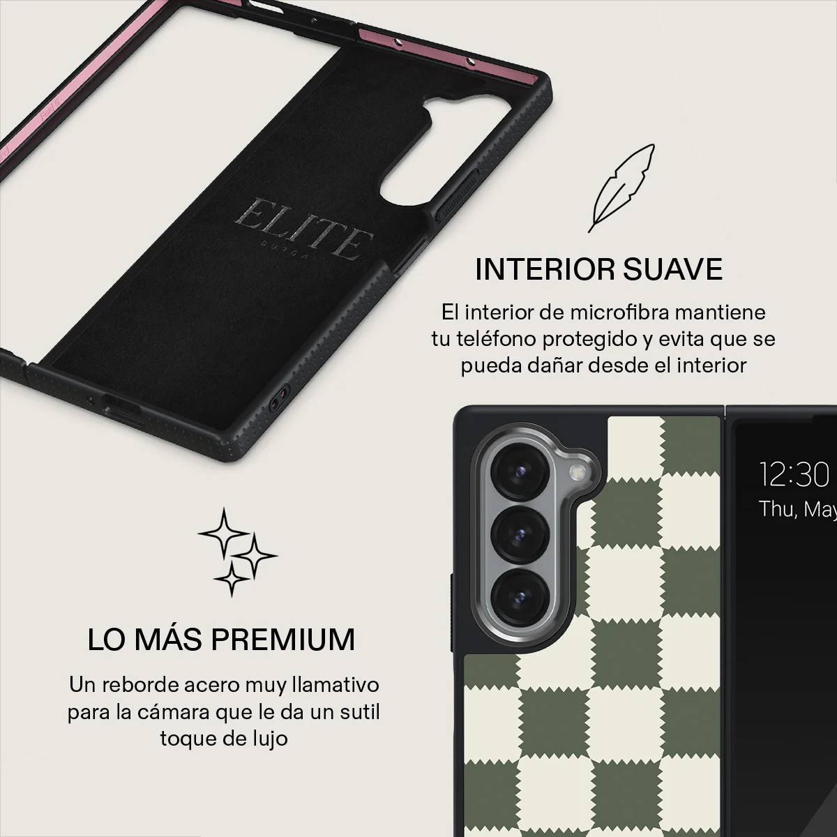 Retro Grid - Samsung Galaxy Z Fold 6 Funda - Image 13