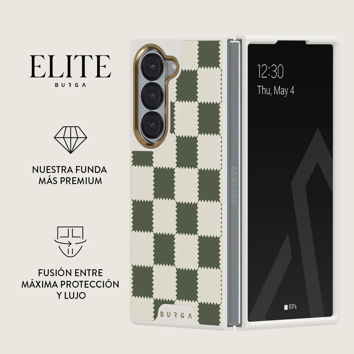 Retro Grid - Samsung Galaxy Z Fold 6 Funda - Image 16