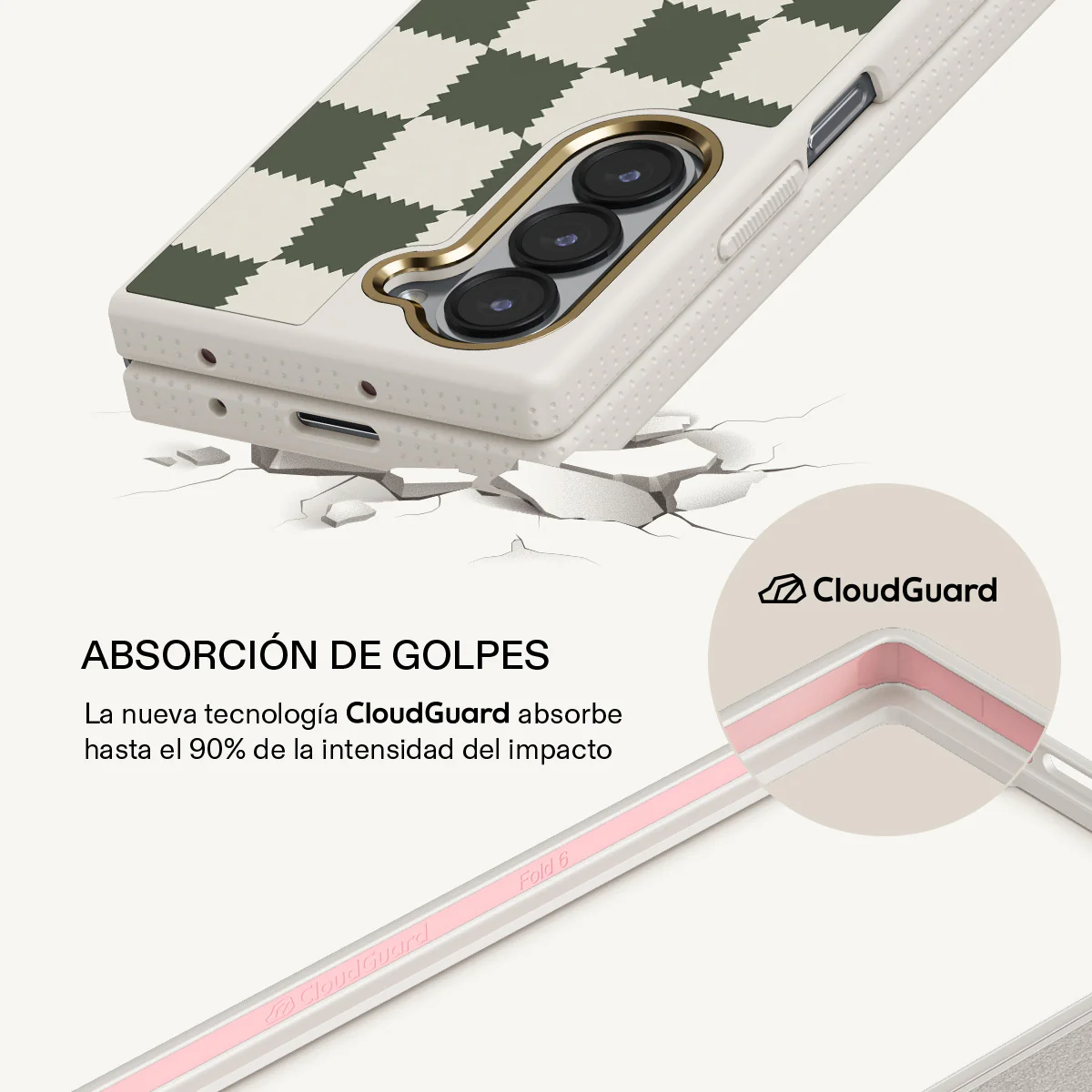 Retro Grid - Samsung Galaxy Z Fold 6 Funda - Image 17