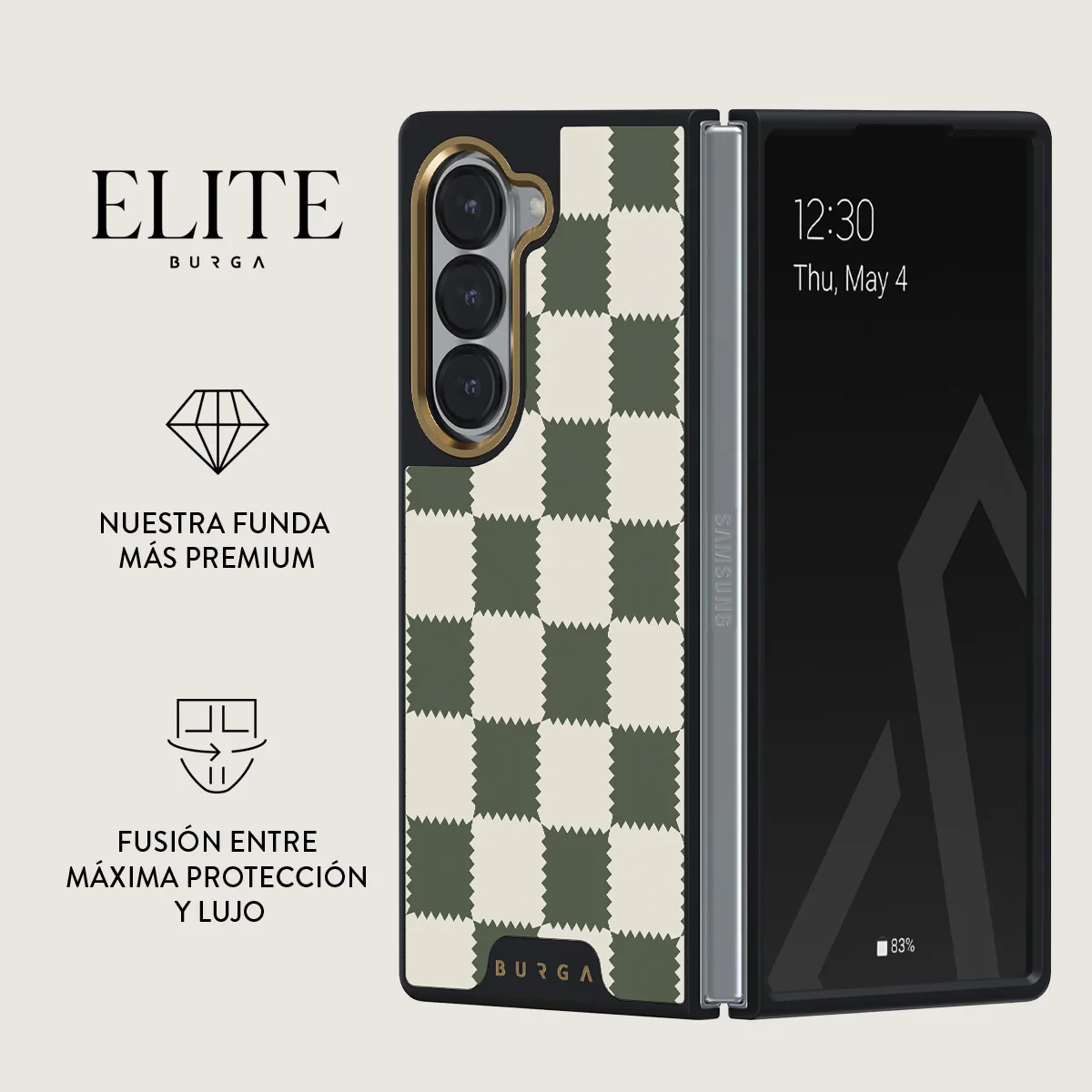 Retro Grid - Samsung Galaxy Z Fold 6 Funda - Image 2