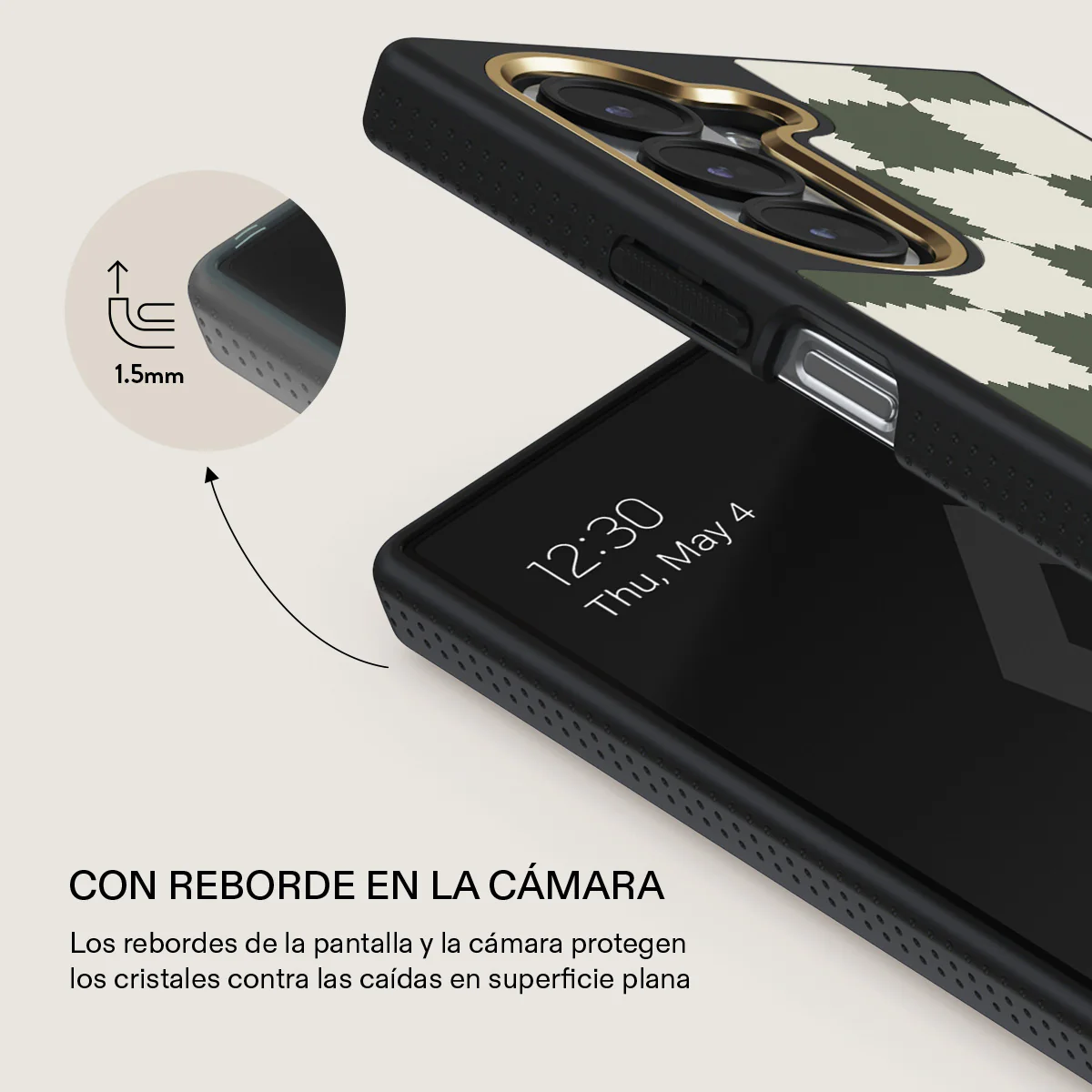 Retro Grid - Samsung Galaxy Z Fold 6 Funda - Image 4