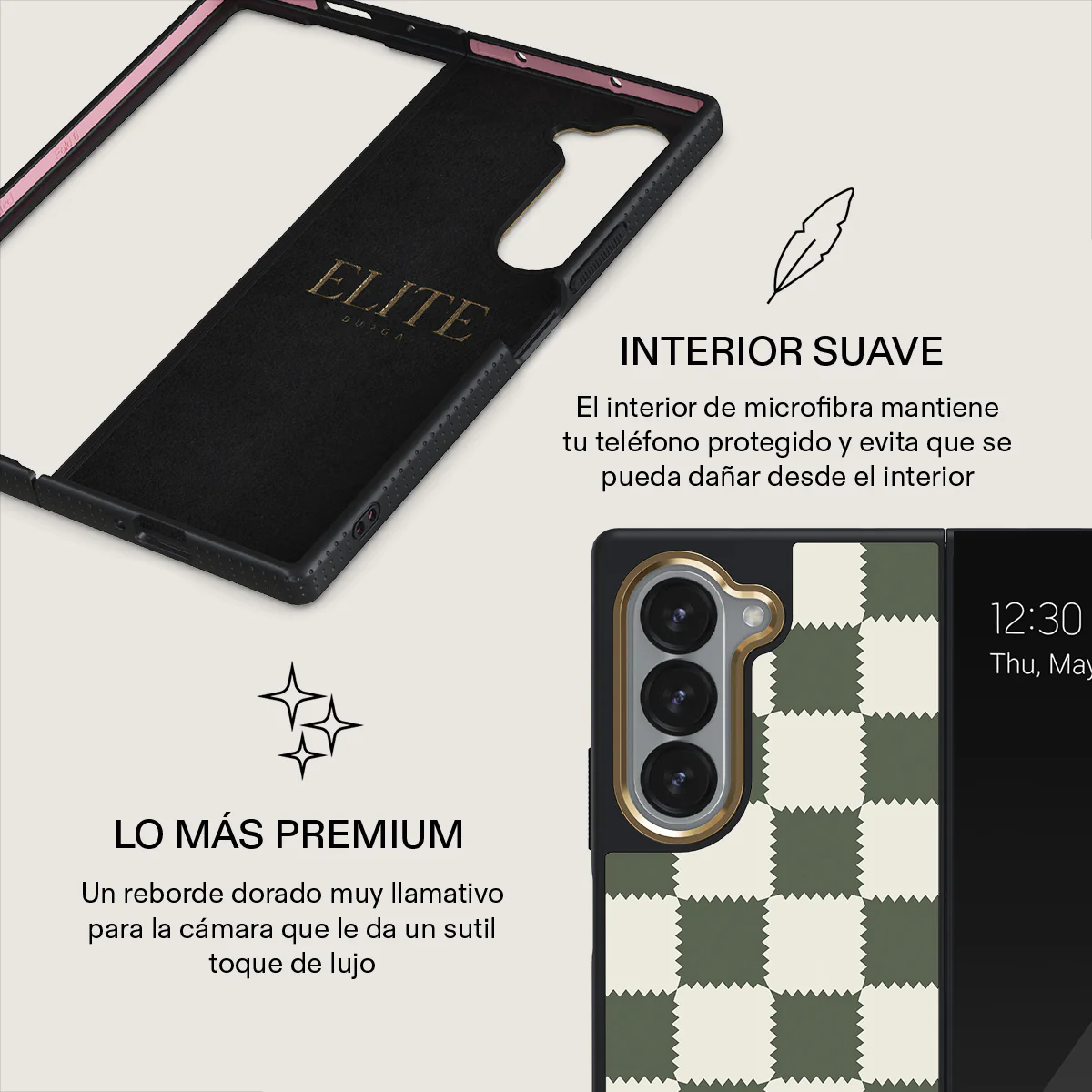 Retro Grid - Samsung Galaxy Z Fold 6 Funda - Image 6