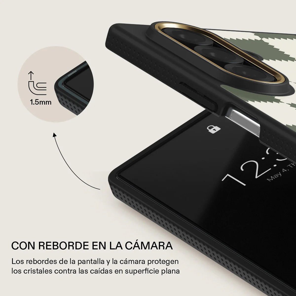 Retro Grid - Samsung Galaxy Z Fold 7 Funda - Image 4