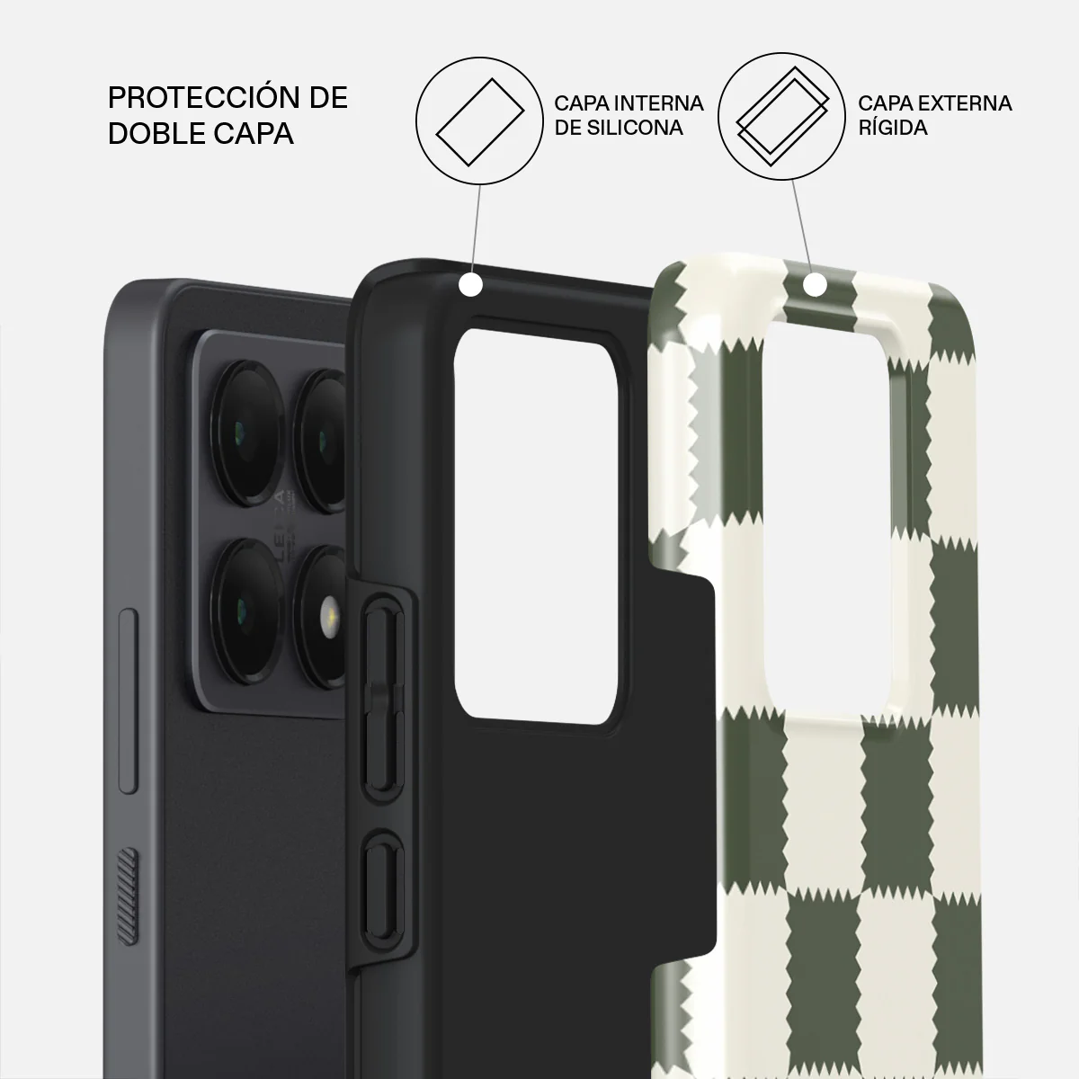 Retro Grid - Xiaomi 14T Funda - Image 2