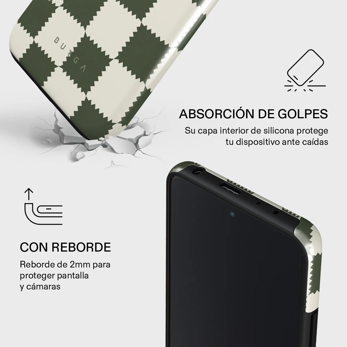 Retro Grid - Xiaomi Redmi Note 10 Pro Funda - Image 4