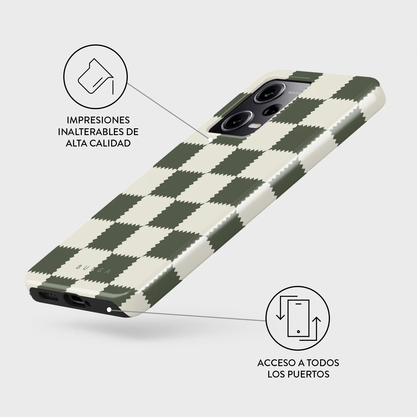 Retro Grid - Xiaomi Redmi Note 12 Pro 5G Funda - Image 3