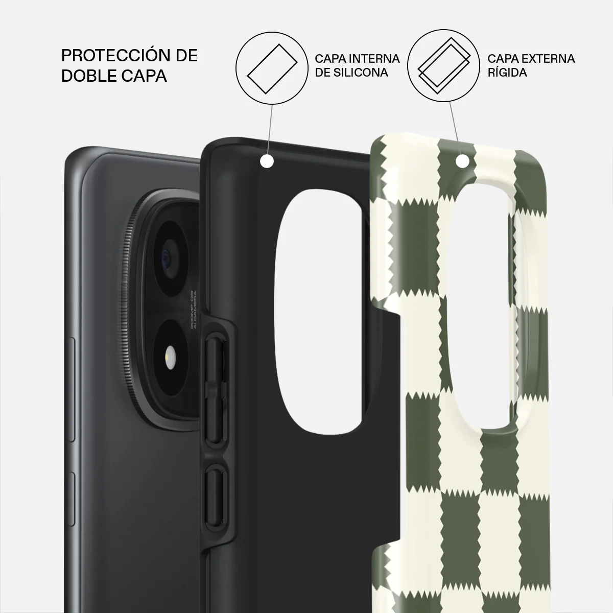 Retro Grid - Xiaomi Redmi Note 14 Pro 5G Funda - Image 2