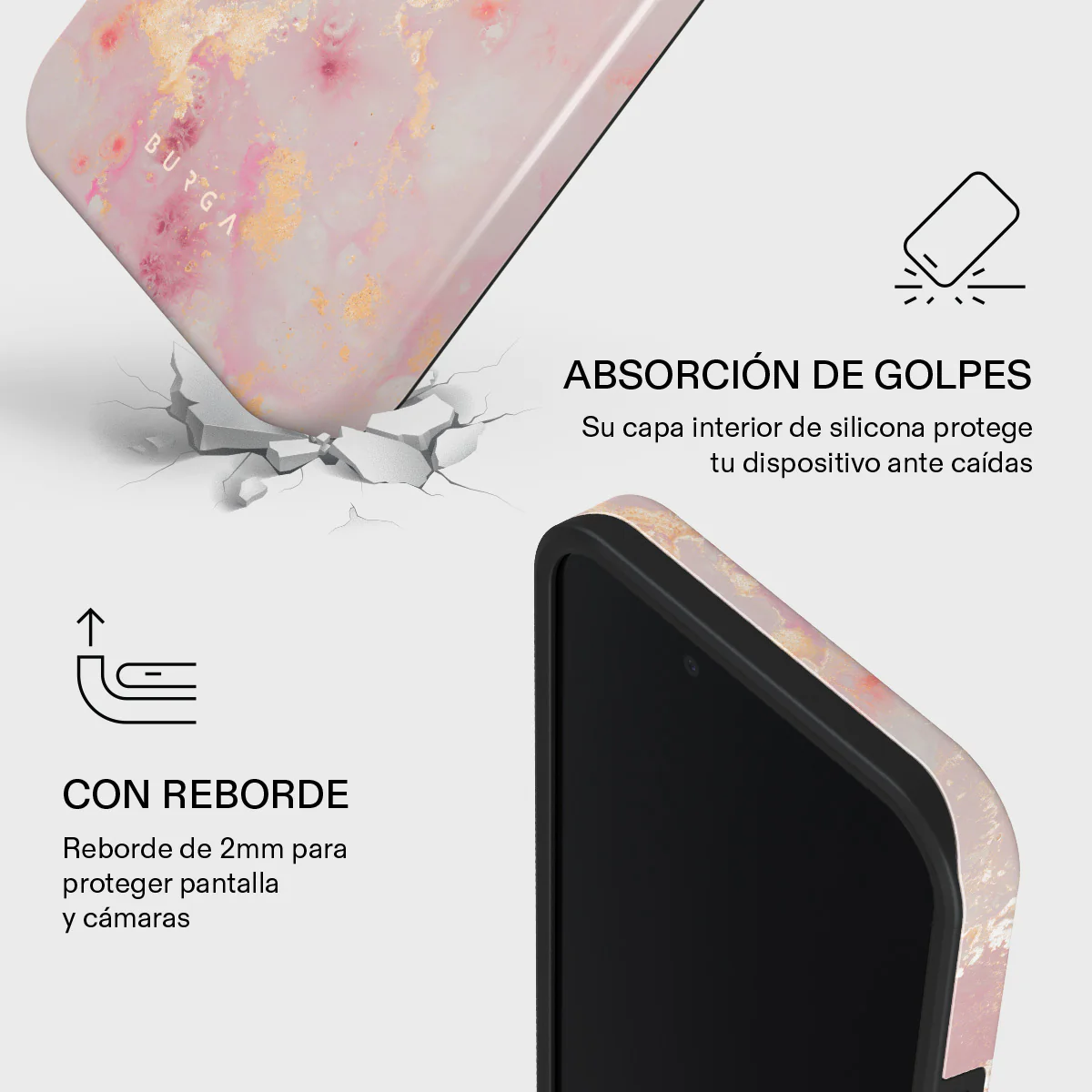 Golden Coral - iPhone 17e Funda - Image 4