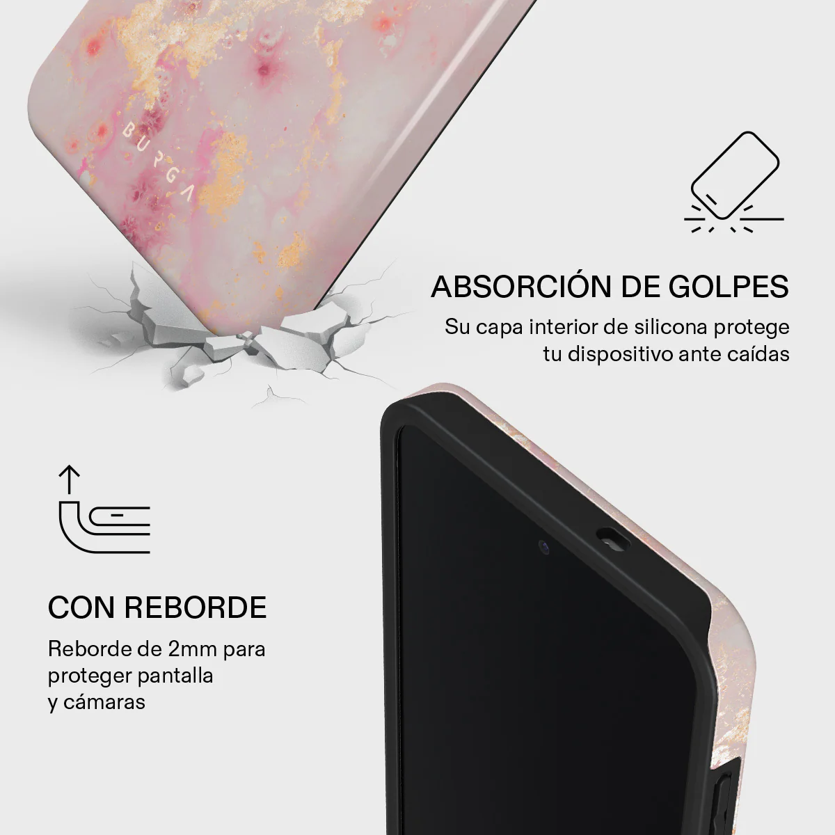 Golden Coral - Samsung Galaxy S25 FE Funda - Image 4