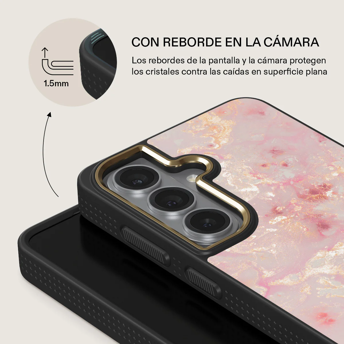 Golden Coral - Samsung Galaxy S26 Funda - Image 8