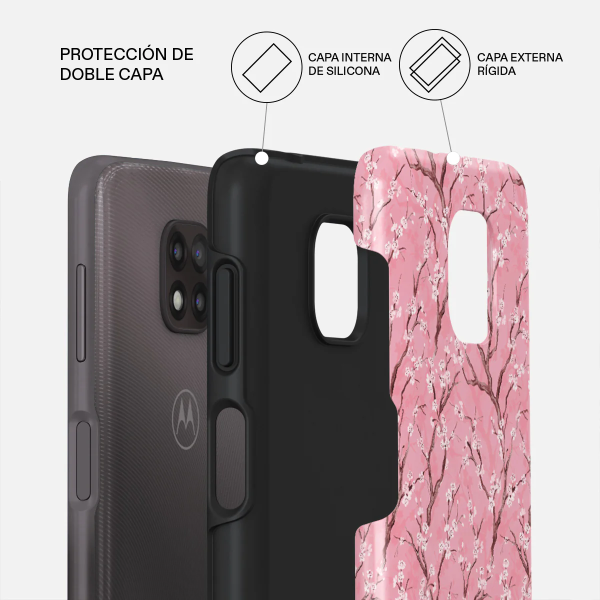 Sakura - Motorola Moto G Power 2021 Funda - Image 2