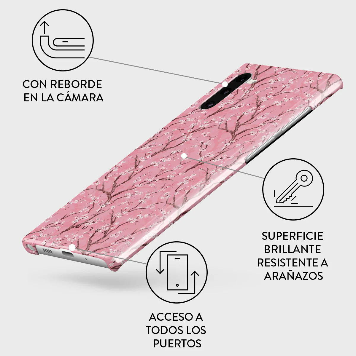 Sakura - Samsung Galaxy Note 10 Funda - Image 3