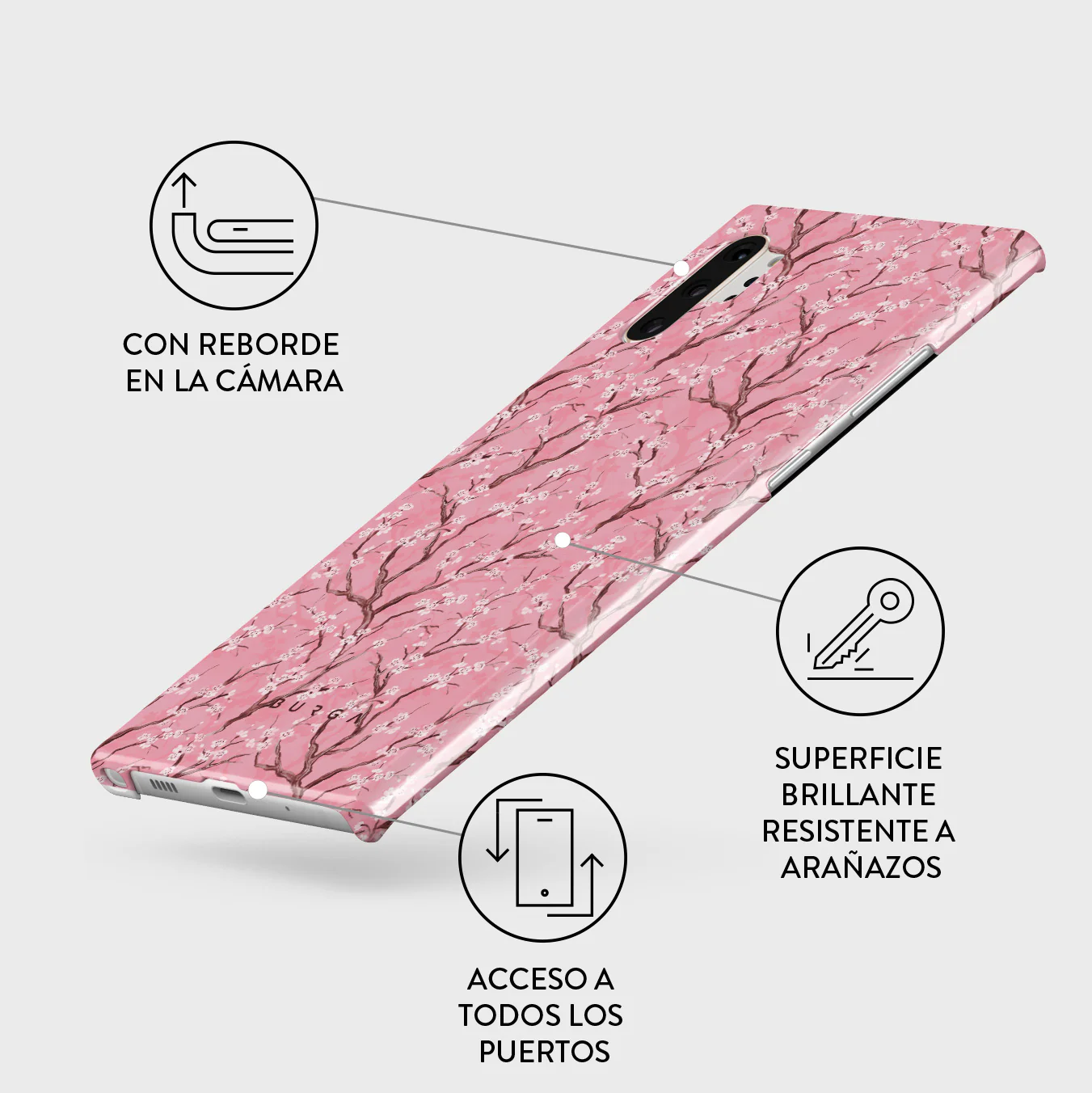 Sakura - Samsung Galaxy Note 10 Plus Funda - Image 3