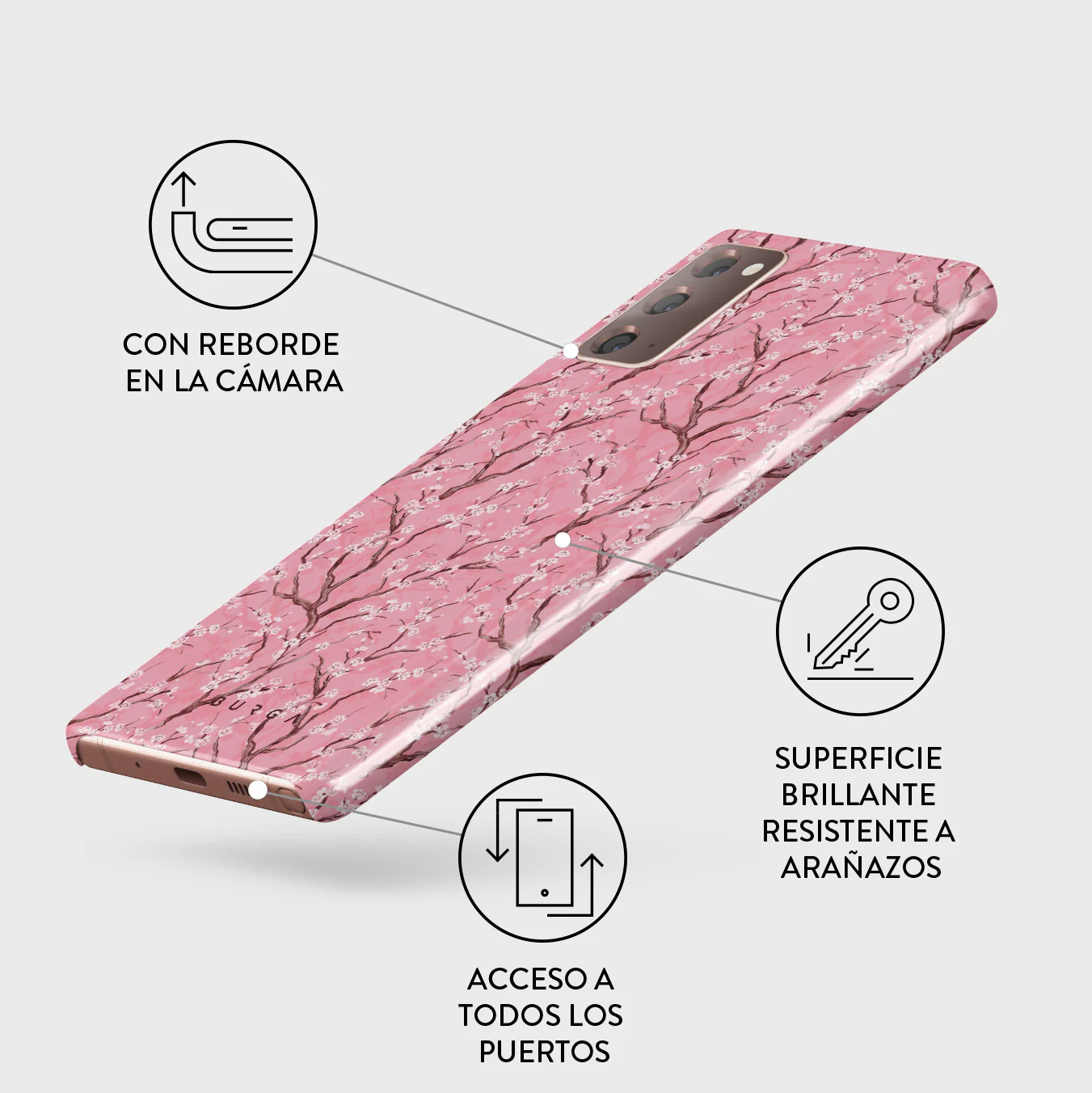 Sakura - Samsung Galaxy Note 20 4G / 5G Funda - Image 3