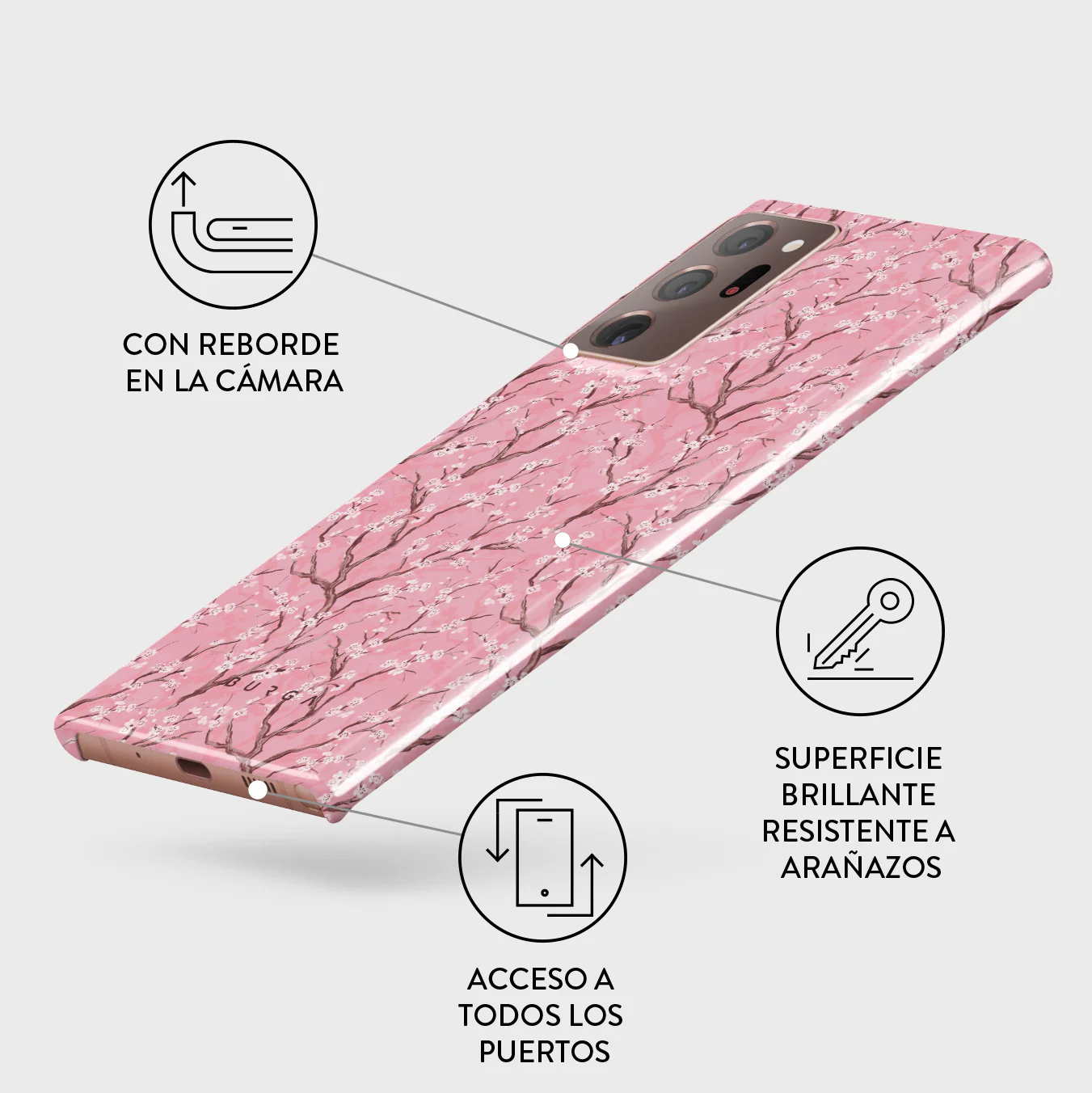 Sakura - Samsung Galaxy Note 20 Ultra 4G / 5G Funda - Image 3