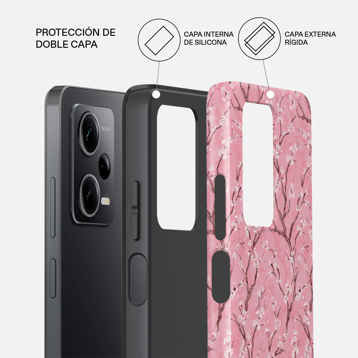 Sakura - Xiaomi Redmi Note 12 Pro 5G Funda - Image 2
