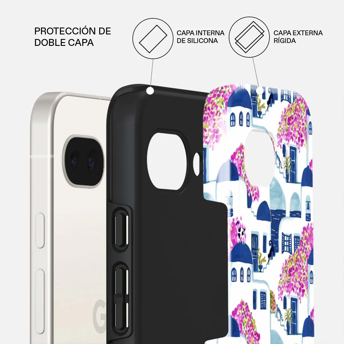 Santorini - Google Pixel 9a Funda - Image 2