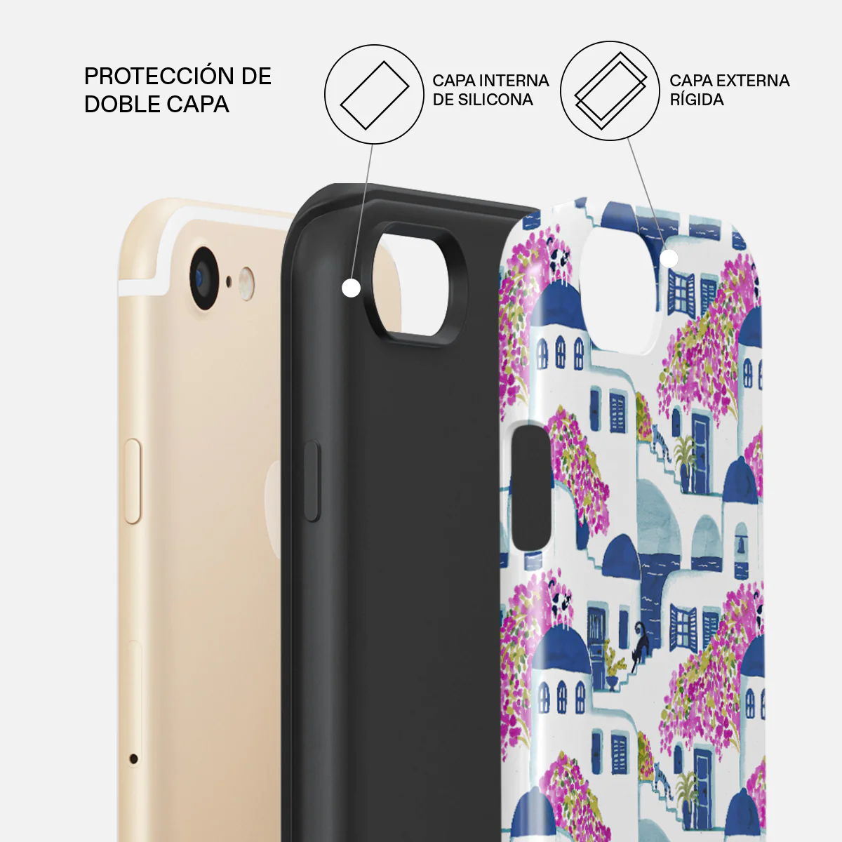 Santorini - iPhone SE (2022) Funda - Image 2