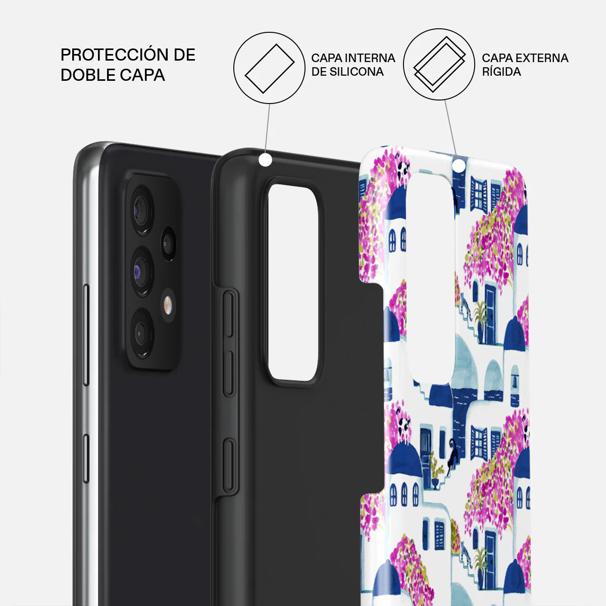Santorini - Samsung Galaxy A52 / A52S 4G / 5G Funda - Image 2