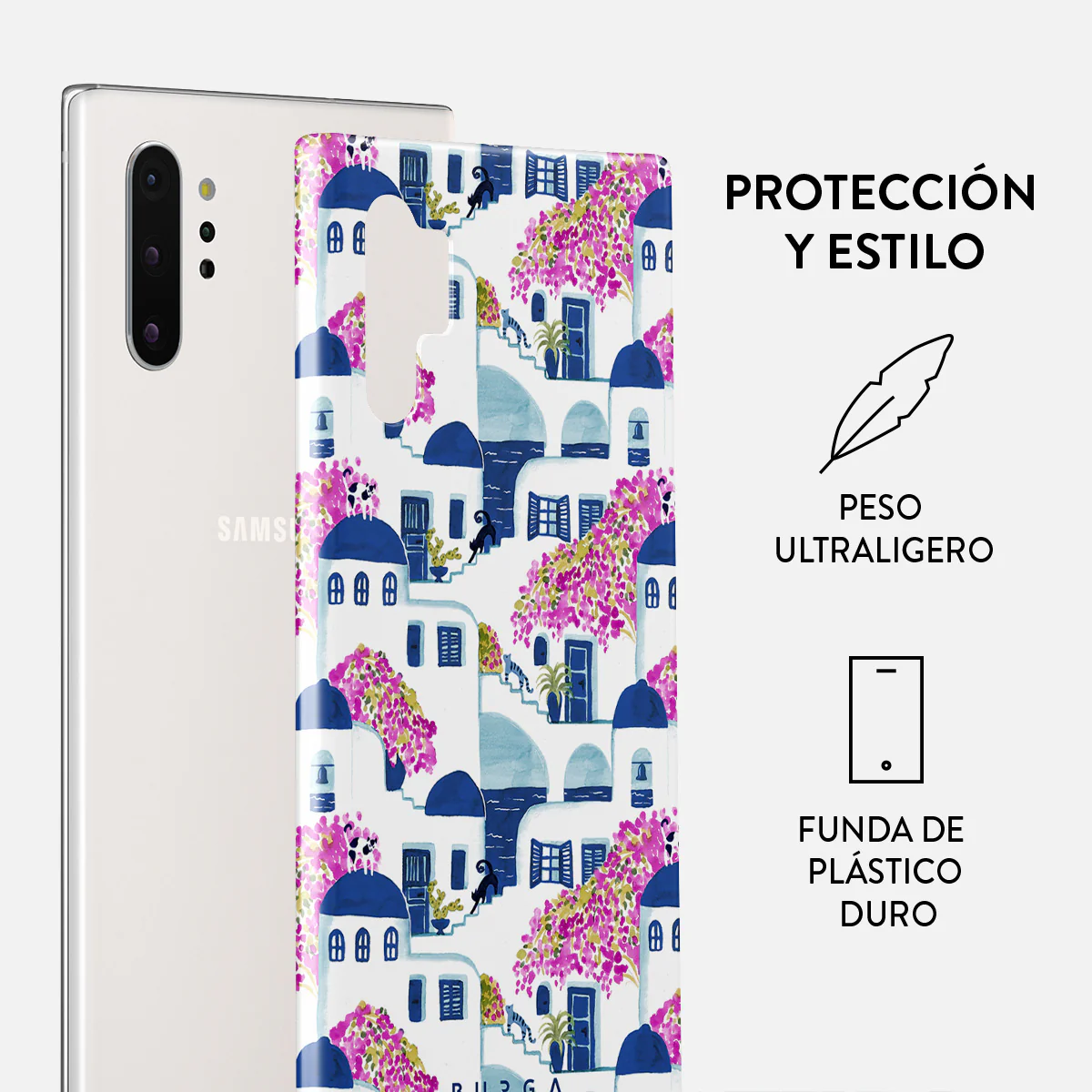 Santorini - Samsung Galaxy Note 10 Plus Funda - Image 2