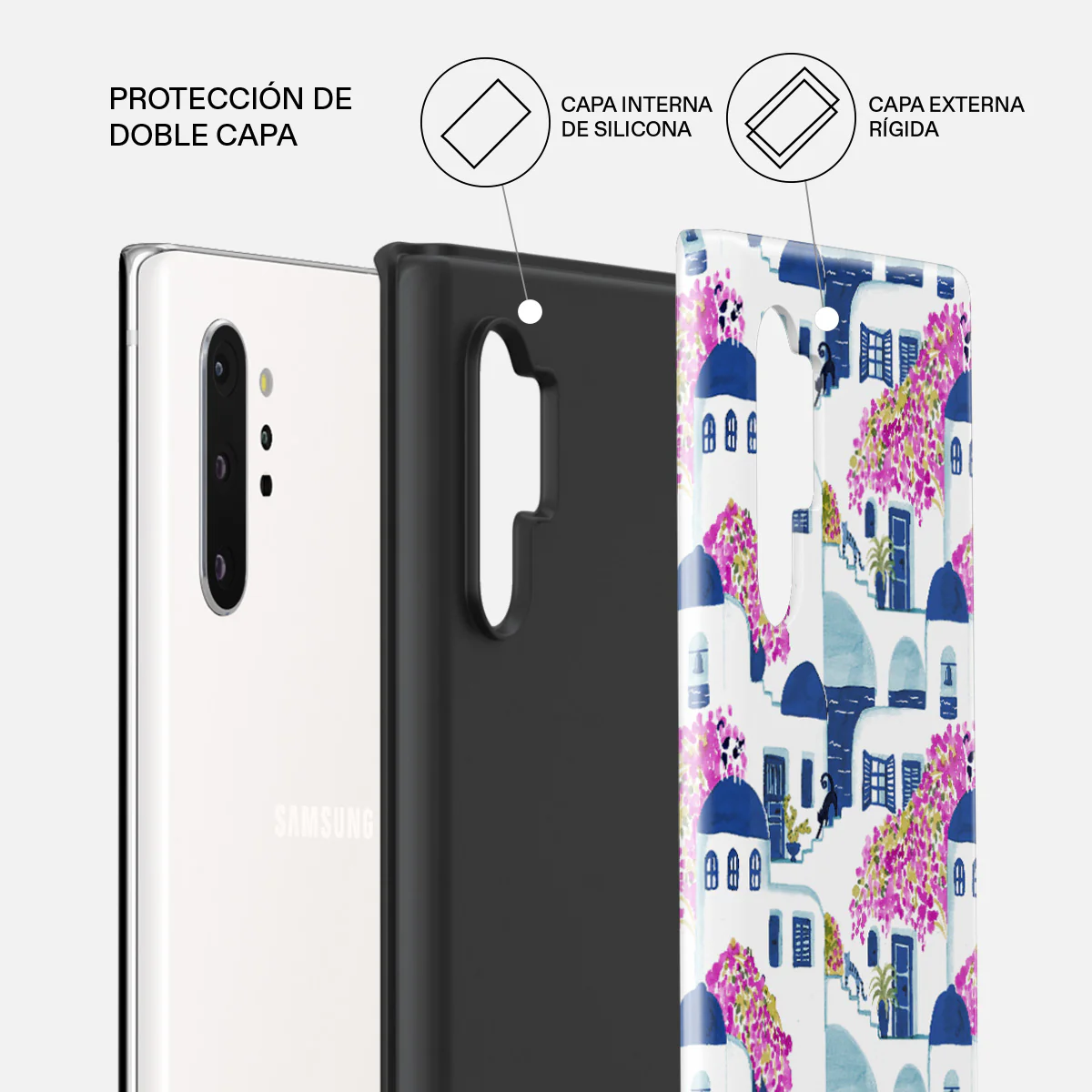 Santorini - Samsung Galaxy Note 10 Plus Funda - Image 6
