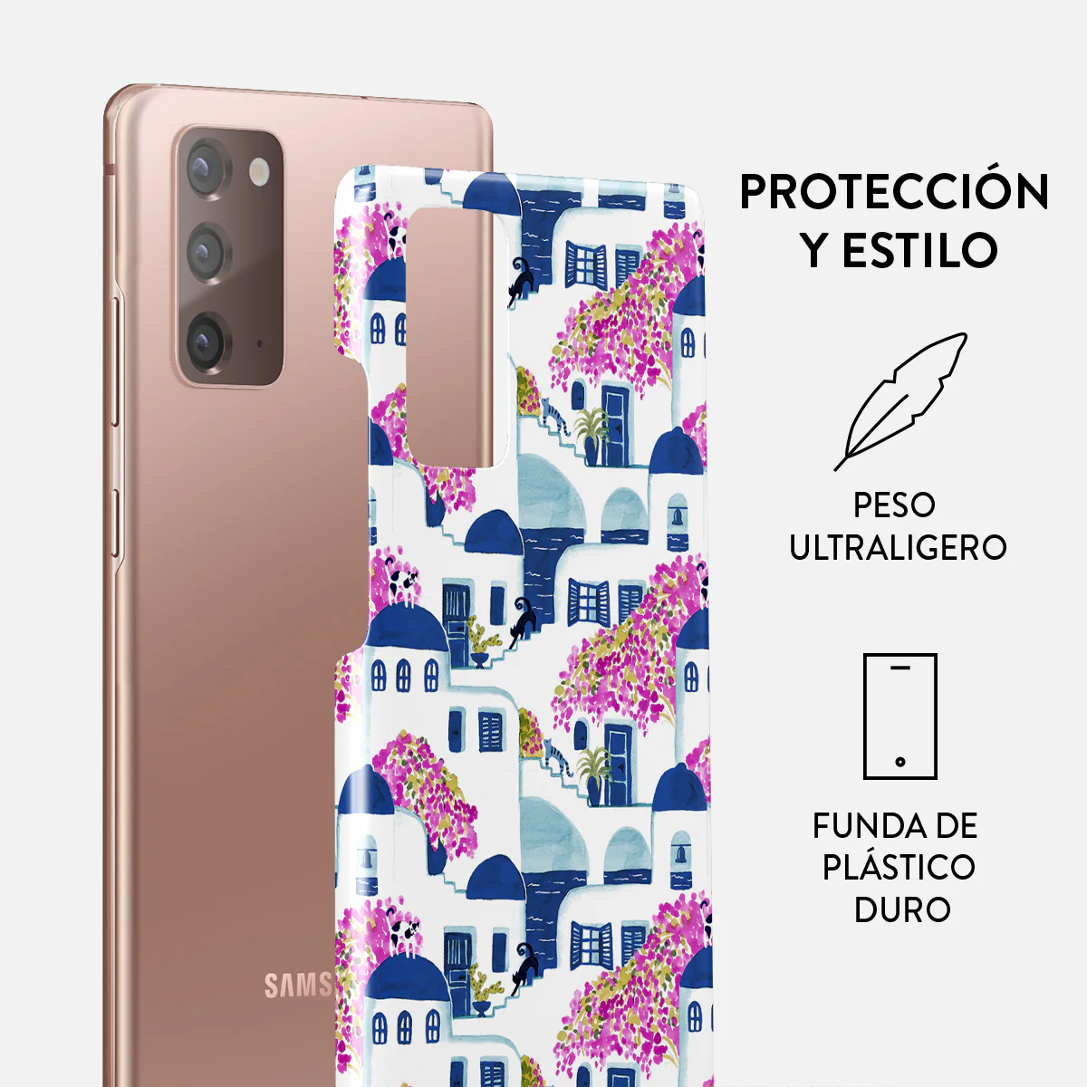 Santorini - Samsung Galaxy Note 20 4G / 5G Funda - Image 2