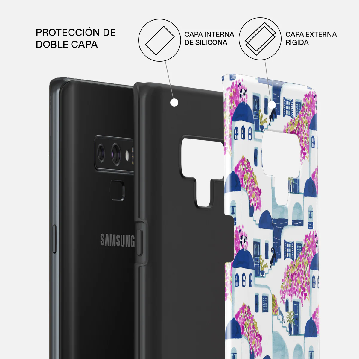 Santorini - Samsung Galaxy Note 9 Funda - Image 6