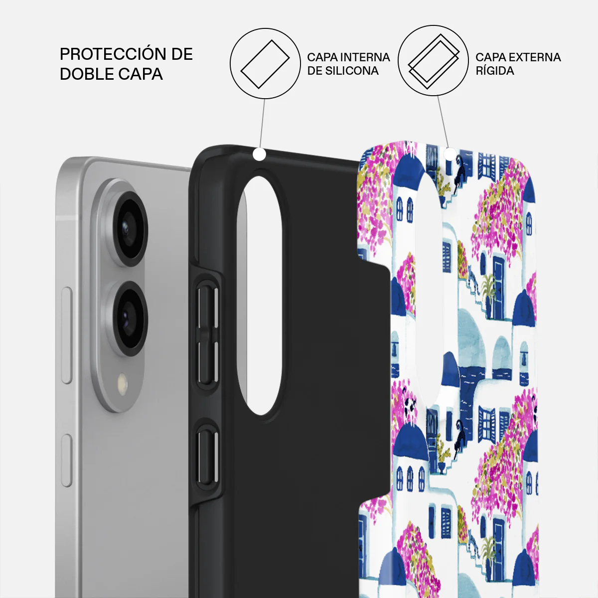 Santorini - Samsung Galaxy S25 Edge Funda - Image 2