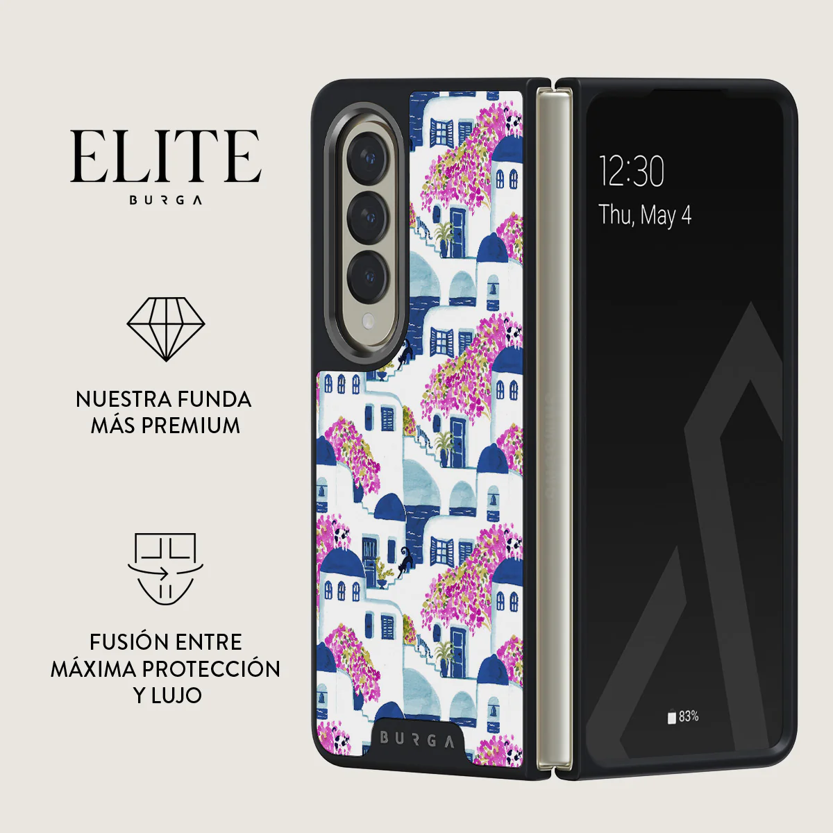Santorini - Samsung Galaxy Z Fold 4 Funda - Image 14