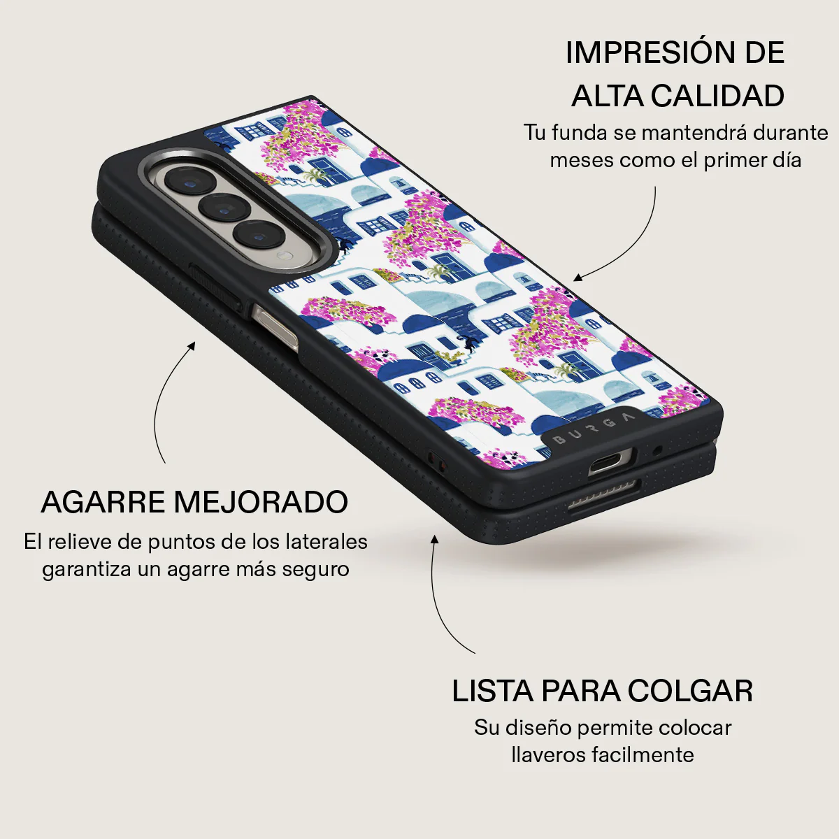 Santorini - Samsung Galaxy Z Fold 4 Funda - Image 17
