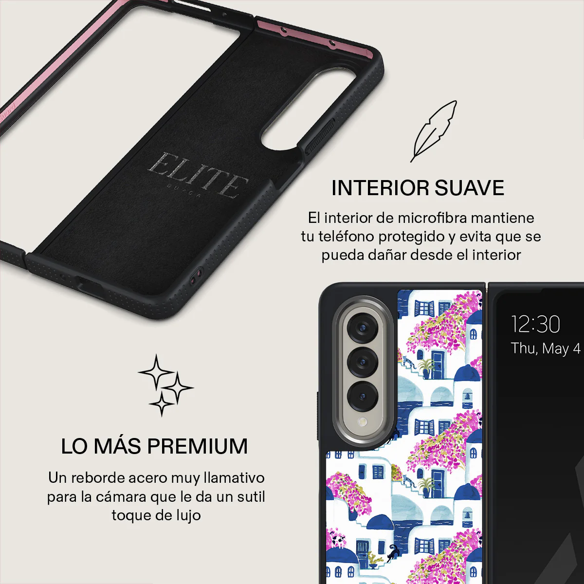 Santorini - Samsung Galaxy Z Fold 4 Funda - Image 18