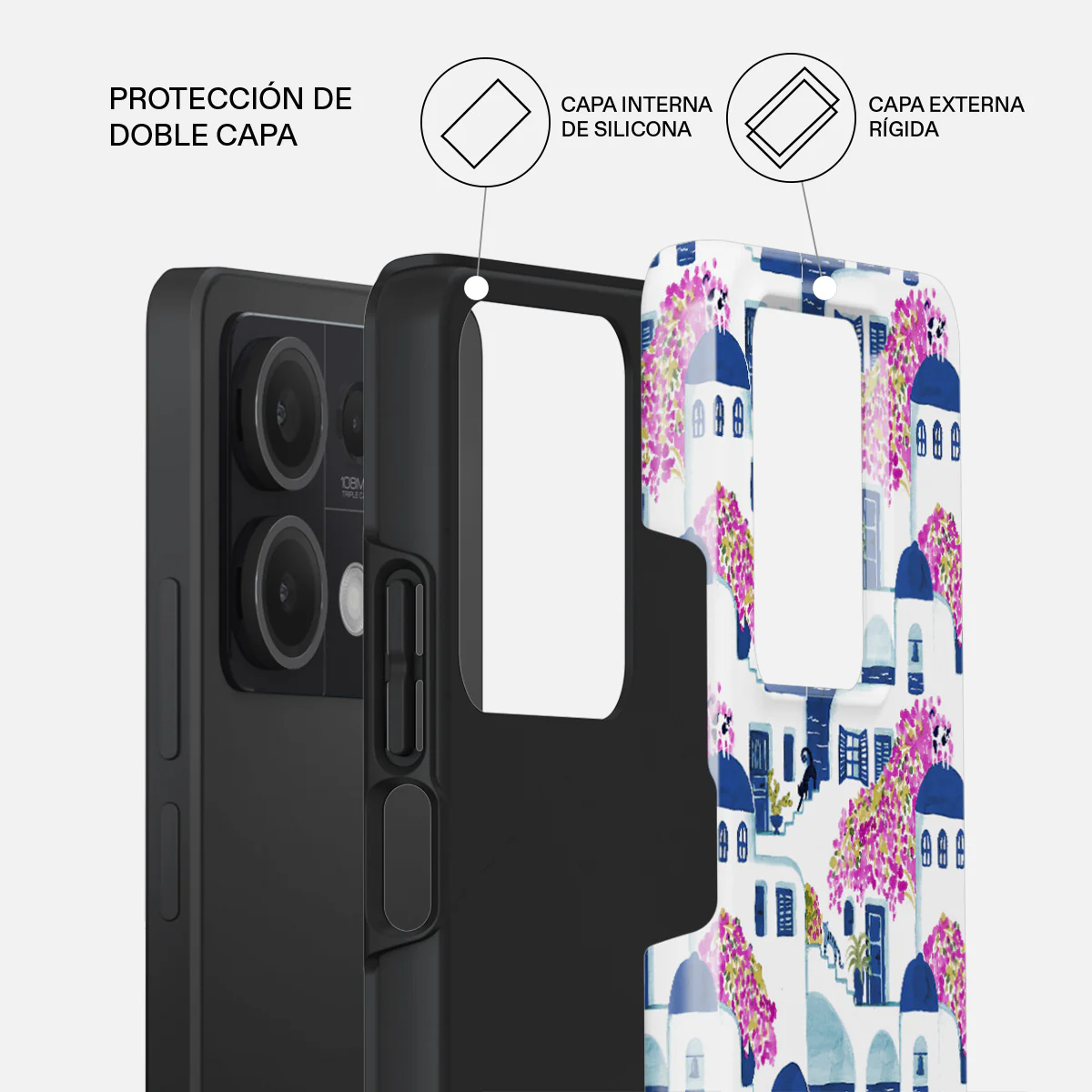 Santorini - Xiaomi Redmi Note 13 5G Funda - Image 2