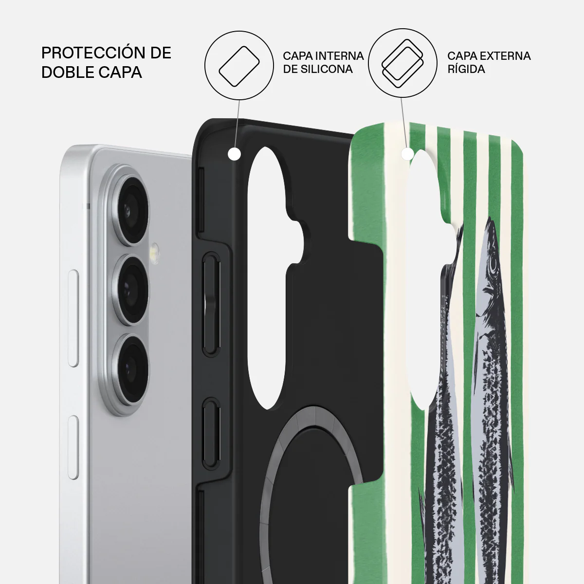 Sardinhas - Samsung Galaxy S26 Plus Funda - Image 2