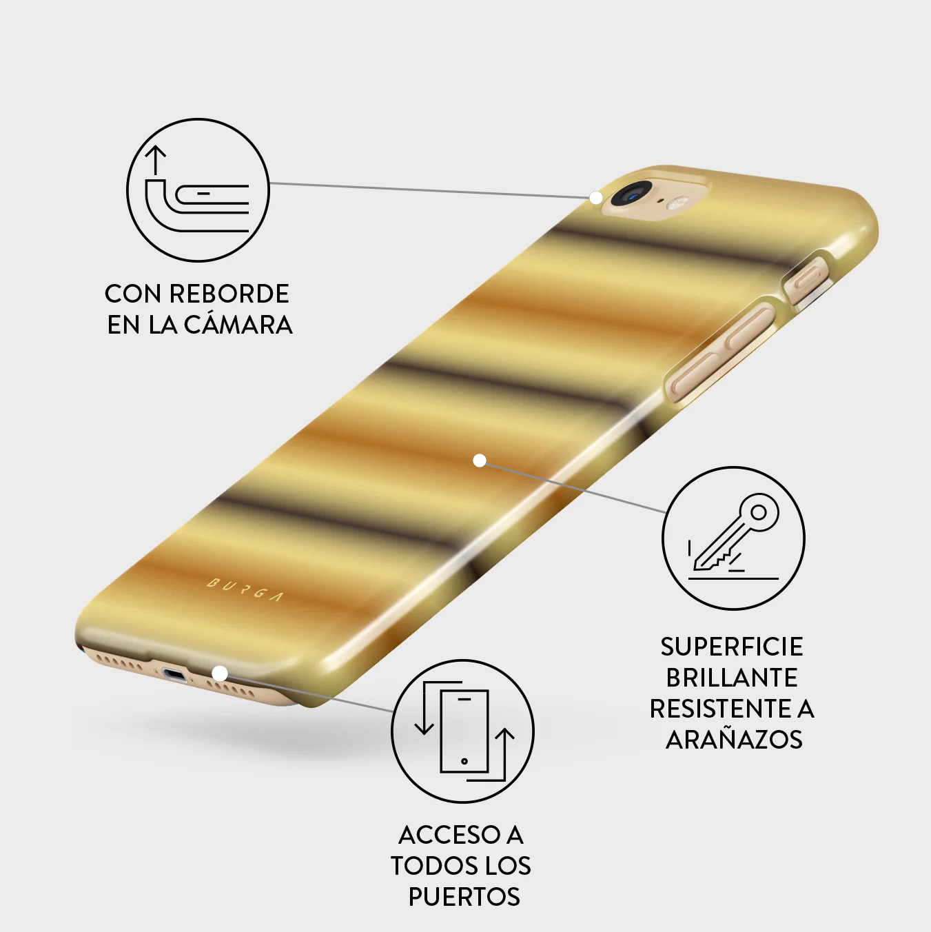 Saturn - iPhone 7 / iPhone 8 Funda - Image 3