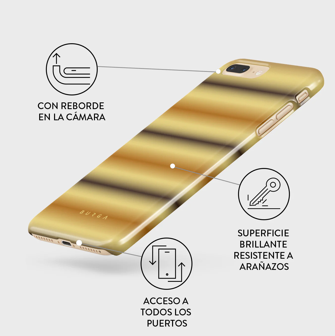 Saturn - iPhone 7 Plus / 8 Plus Funda - Image 3