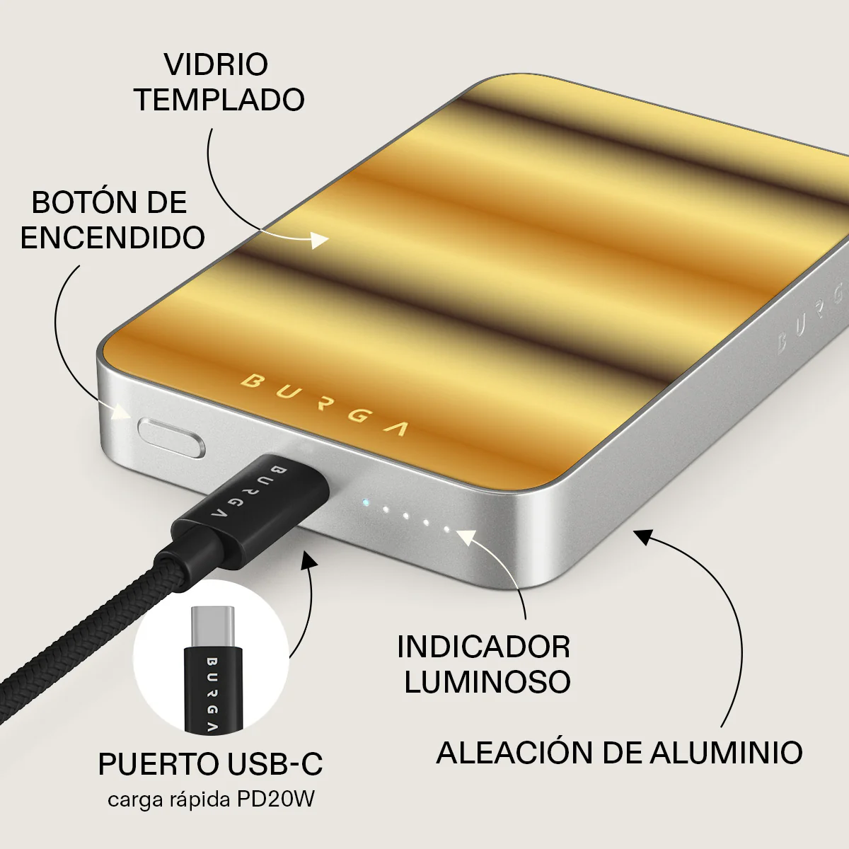Saturn - Power Bank Magnético - Image 30
