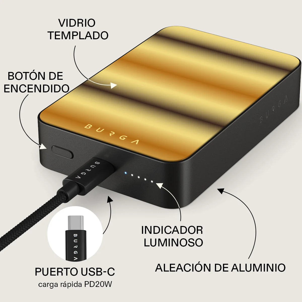 Saturn - Power Bank Magnético - Image 35