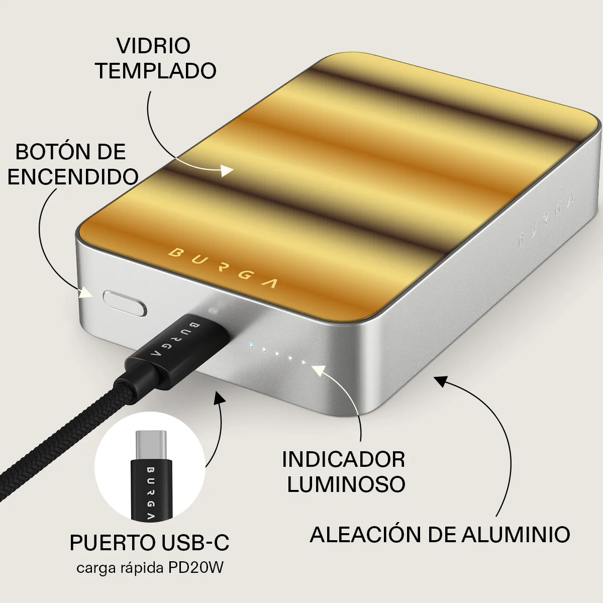 Saturn - Power Bank Magnético - Image 45