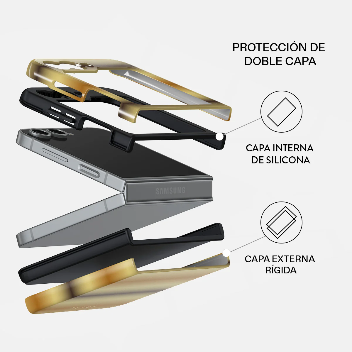 Saturn - Samsung Galaxy Z Flip 6 Funda - Image 2