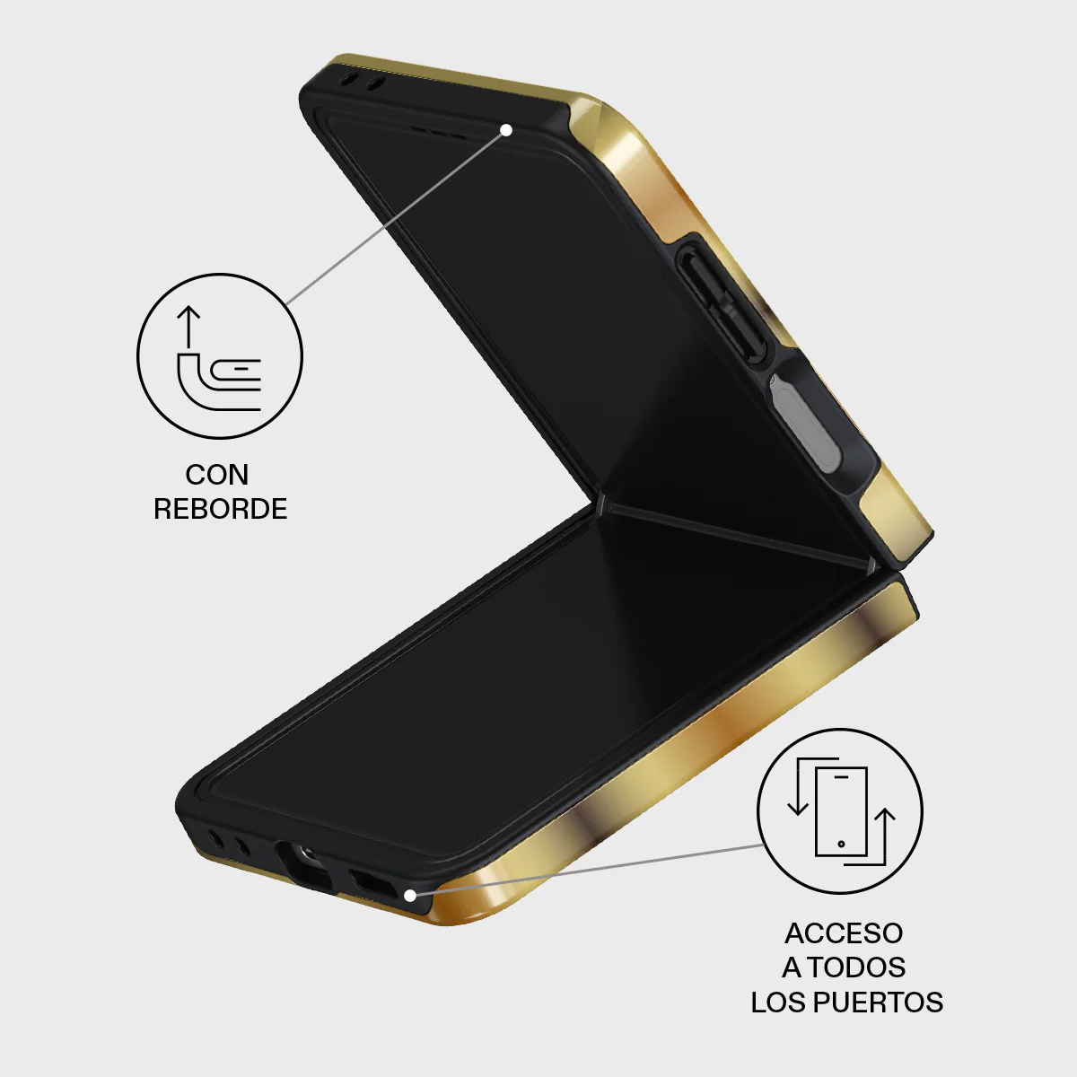 Saturn - Samsung Galaxy Z Flip 7 Funda - Image 3