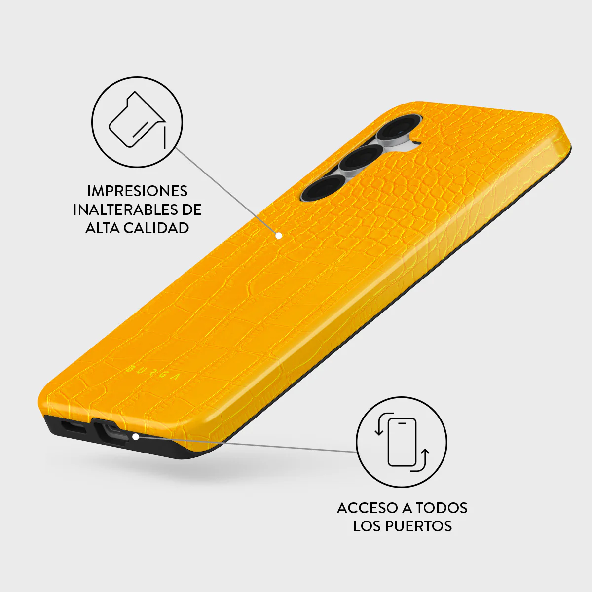 Canary Yellow - Samsung Galaxy S25 FE Funda - Image 3